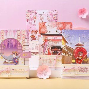 32K - Sakura Kimono Girl Magnetic Journal